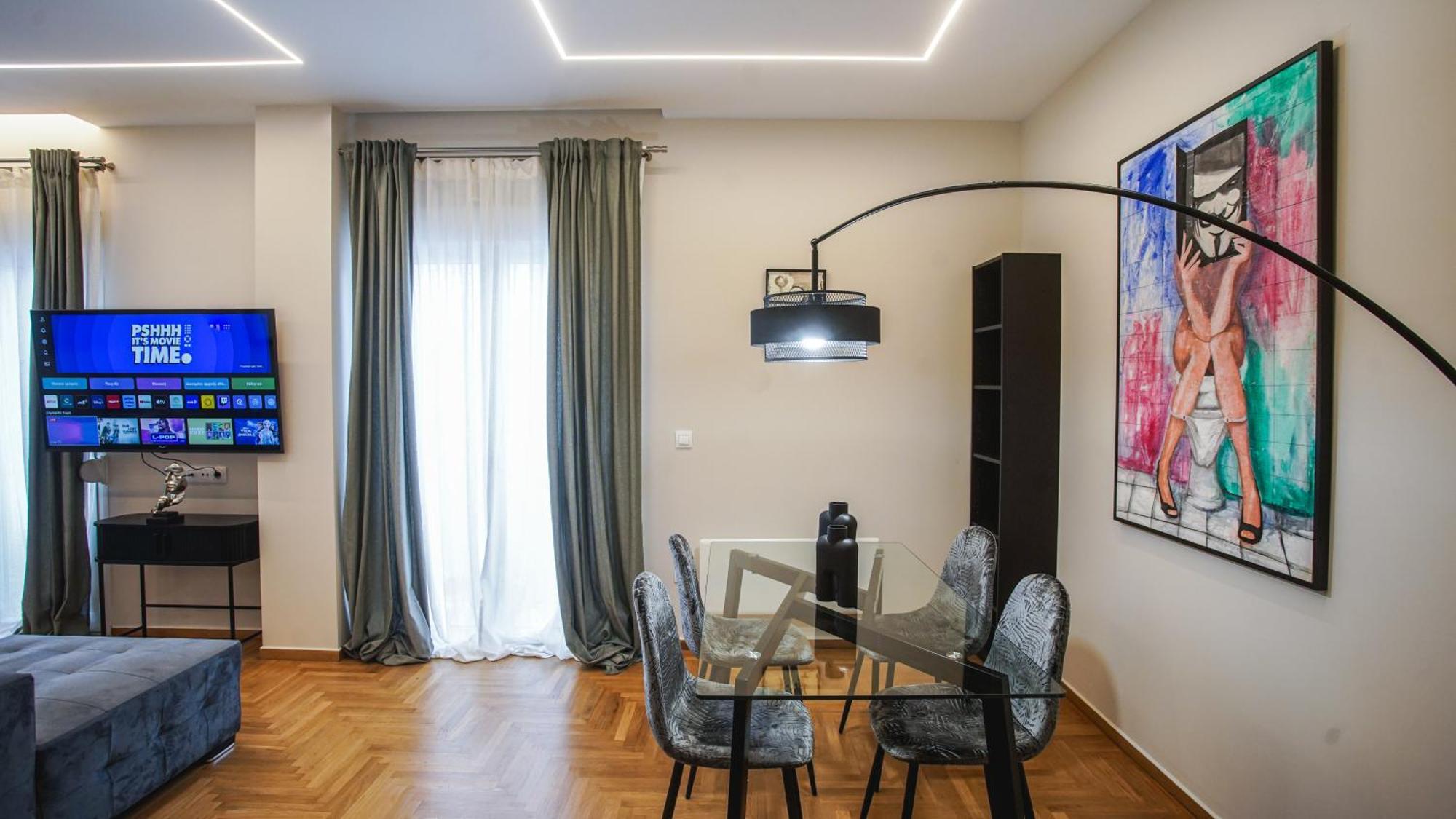 Ferienwohnung Irene'S Εlegant Αpartment, Near Acropolis Athen Exterior foto
