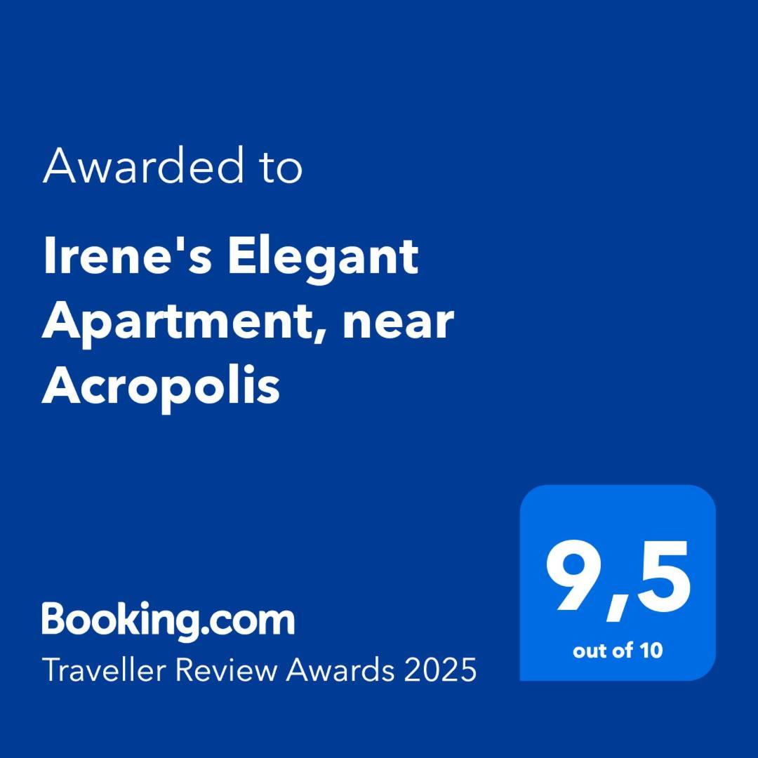 Ferienwohnung Irene'S Εlegant Αpartment, Near Acropolis Athen Exterior foto